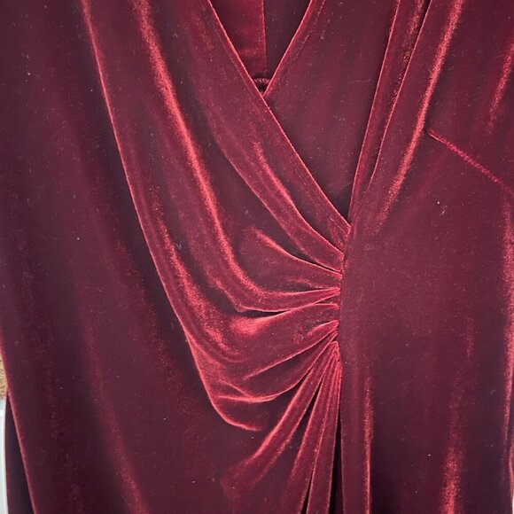 Vtg Robbie Bee Velvet Dress Size 14  Y2K Whimsigoth Fairygrunge Made In USA - Picture 3 of 6